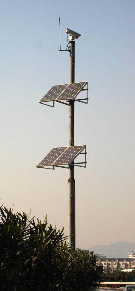 泰安智能太陽能監(jiān)控桿銷售電話 山東圖景照明工程供應